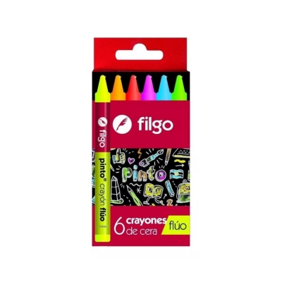CRAYONES FILGO FLUO 6